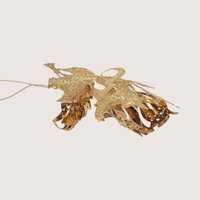 1999 Danbury Mint 23kt Gold Plated Millennium Angel Ornament