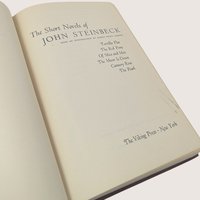 1953 The Viking Press The Short Novels of John Steinbeck Hardcover Book