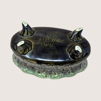 1960s Hull Pottery B32 Floral Footed Planter