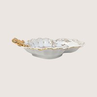 1950s Arnart Floral Rococo Decorative Dish