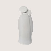Vintage Modernist Ceramic Holy Family Figurine