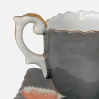 1940s Trimont Occupied Japan Demitasse Cup and Saucer Set
