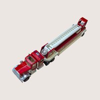 Vintage Tonka Red Hook And Ladder Firetruck Set Semi Fire Engine