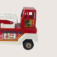 Vintage Tonka Red Hook And Ladder Firetruck Set Semi Fire Engine