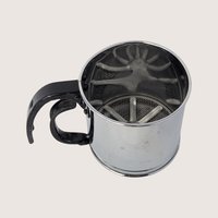 1970s Stainless Steel Flour Sifter Set Kitchen Decor