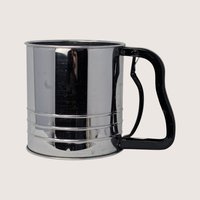 1970s Stainless Steel Flour Sifter Set Kitchen Decor