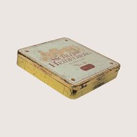EMPTY 1960s Schloss Heidelberg Zigarillos Tin German Advertising Bruns Nr 15