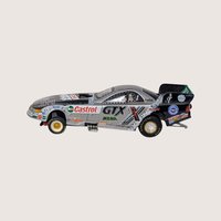 2002 Castrol Metal Elvis Presley John Force Tin Car Set