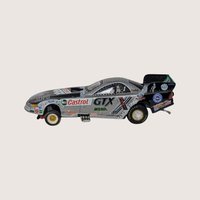 2002 Castrol Metal Elvis Presley John Force Tin Car Set