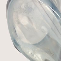 Vintage Art Glass Grey Swan Bowl 