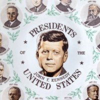 1960s US Presidents Plate John F Kennedy Ceramic Collector Plate