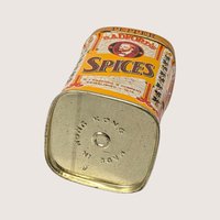1920s Radfords Spices Pepper Tin S J Radford Company