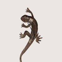 1990s Metal Lizard Southwest Wall Hanging