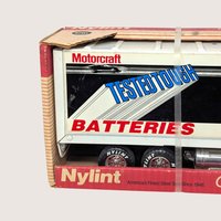 1980s Nylint Ford Motorcraft Batteries City Delivery Steel Box Truck