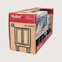 1980s Nylint Ford Motorcraft Batteries City Delivery Steel Box Truck