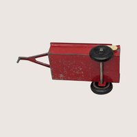 1970s ERTL Red Diecast Manure Spreader Farm Trailer Toy