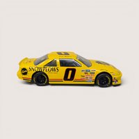 Packaged 2003 Racing Champions 1:24 scale diecast replica of the yellow number 0 Fisher Snowplows Pontiac Grand Prix.