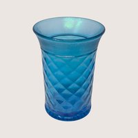 1920s Northwood Glass Celeste Blue Stretch Pitcher Tumbler Set