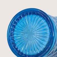 1920s Northwood Glass Celeste Blue Stretch Pitcher Tumbler Set