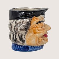 Vintage Ceramic Character Mug Winking Fisherman Figural Drinkware