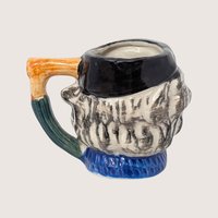 Vintage Ceramic Character Mug Winking Fisherman Figural Drinkware