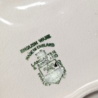 1950s Lancaster and Sandland Copper Lustre Butter Cheese Dish