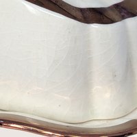 1950s Lancaster and Sandland Copper Lustre Butter Cheese Dish