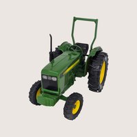 Vintage ERTL John Deere Utility Tractor Die Cast Replica 1/16