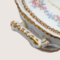 Early 1900s Higgins and Seiter Elite Works Limoges Covered Vegetable Bowl