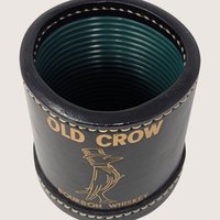 1960s Old Crow Bourbon Whiskey Promotional Dice Cup