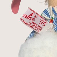 1995 Annalee Felt Fabric Country Girl Bunny Figurine