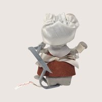 1986 Annalee Felt Fabric Pioneer Mouse Figurine