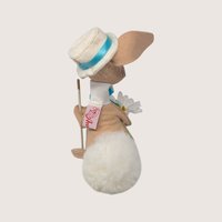 1996 Annalee Felt Fabric Easter Bunny Figurine
