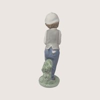 1990s Nao by Lladro Best Buddies Boy Spanish Porcelain Figurine