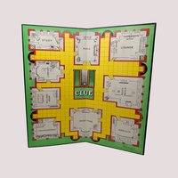 1950s Parker Brothers Clue Board Game