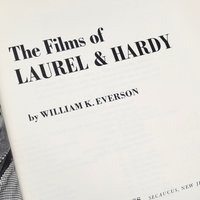1972 The Films of Laurel and Hardy by William K. Everson Softcover Book