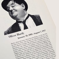 1972 The Films of Laurel and Hardy by William K. Everson Softcover Book