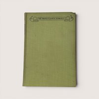 Antique 1902 The French Classical Romances hardcover book with green cloth cover.