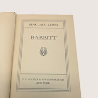 Antique Babbitt by Sinclair Lewis Hardcover Book