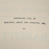 Antique Babbitt by Sinclair Lewis Hardcover Book