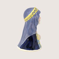 Vintage Royal Cornwall Toby Collection Maid Marian Ceramic Bell