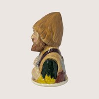 Vintage Royal Cornwall Toby Collection Robinson Crusoe Ceramic Bell