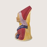 Vintage Royal Cornwall Toby Collection Queen Guinevere Ceramic Bell