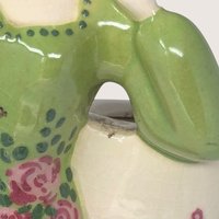 Vintage Handmade Ceramic Female Figural Vase 