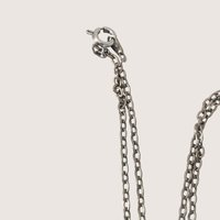Vintage Silver Tone R Tennsmed Heart Pendant Necklace