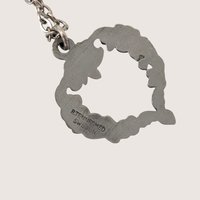 Vintage Silver Tone R Tennsmed Heart Pendant Necklace