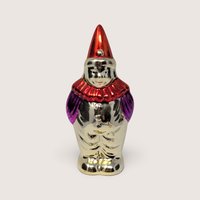 Vintage Metallic Clown Salt and Pepper Shakers