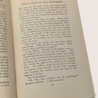 1909 The Calling of Dan Matthews Harold Bell Wright Hardcover Book
