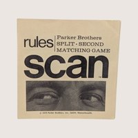 1970 Scan Game by Parker Brothers