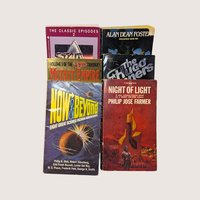 Vintage 1960s-1990s Science Fiction Paperback Lot Of 42